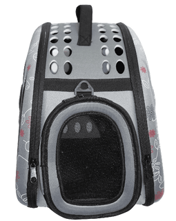 Petown Soft sided Pet Carrier pet Carriers Airline Approved with Foldable and Washable (Gray)